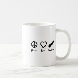 Mug I Love Snowboard Instructeur de snowboard