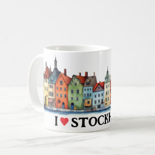 Mug I Love Stockholm   Suède   Café