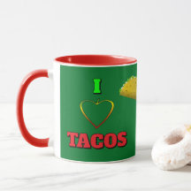 I Love Tacos Petit Camion Taco Jaune