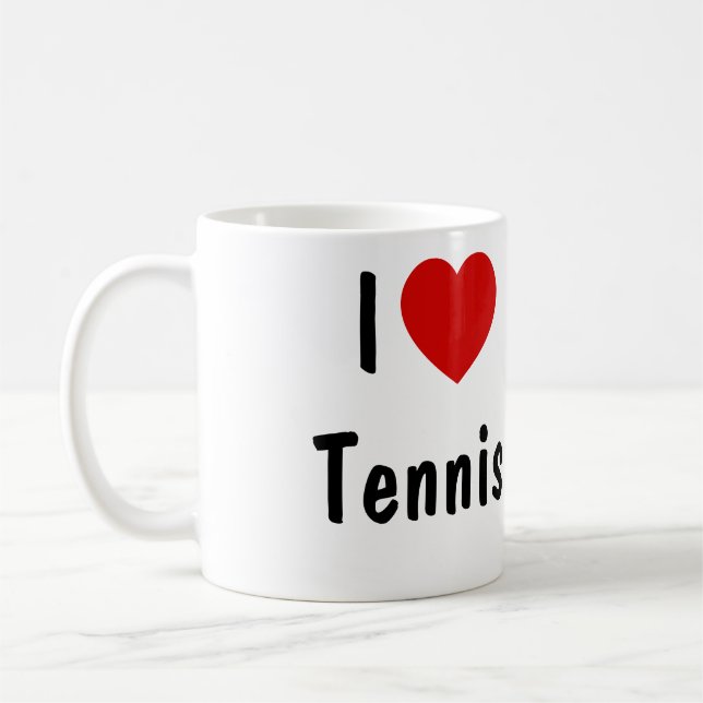 Mug I Love Tennis (Gauche)