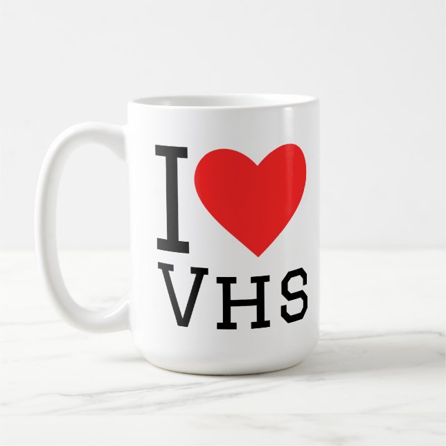 Mug I love vhs (Gauche)