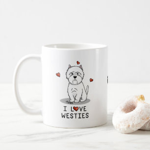 Mug I Love Westies - West Highland White Terriers