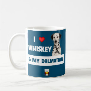 Mug I Love Whiskey et My Dalmatian Maman Papa Fireman