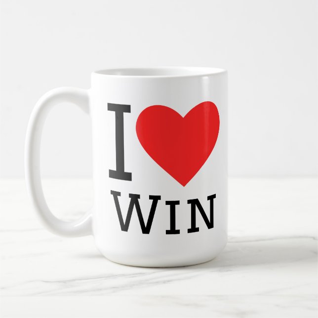 Mug I love win (Gauche)
