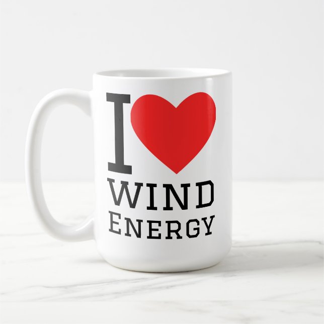 Mug I love wind energy (Gauche)