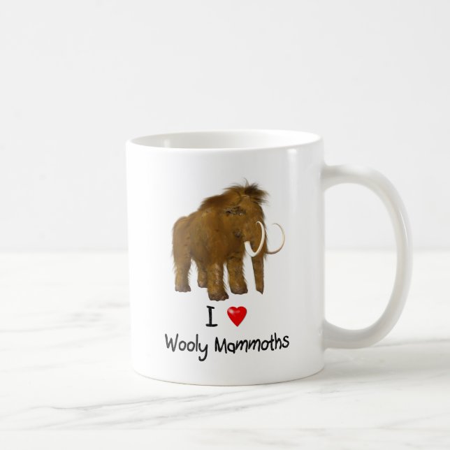 Mug "I Love Wooly Mammoths" Mammoth Wooly (Droite)