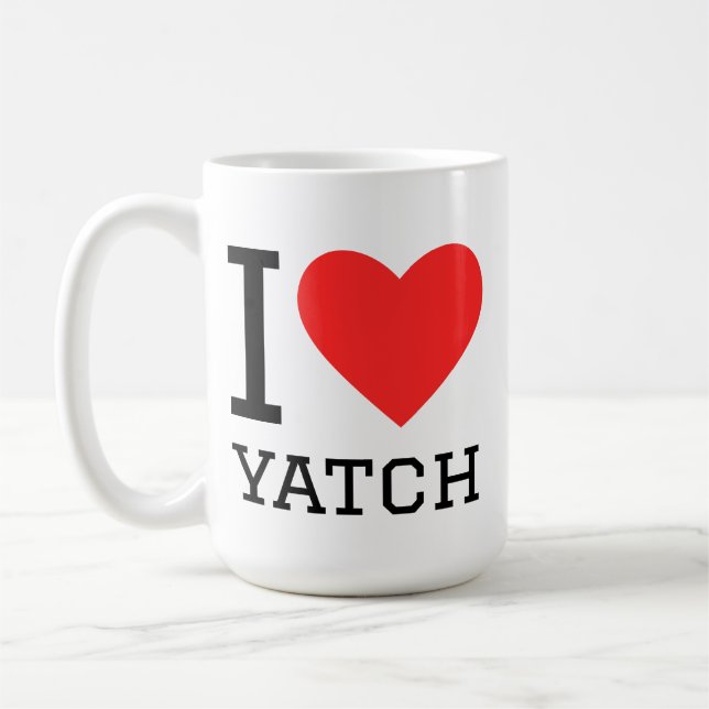 Mug I love yatch (Gauche)