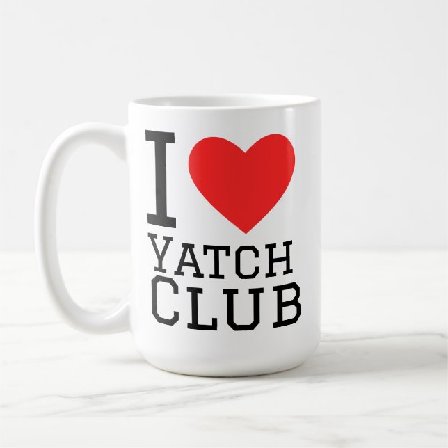 Mug I love yatch club (Gauche)