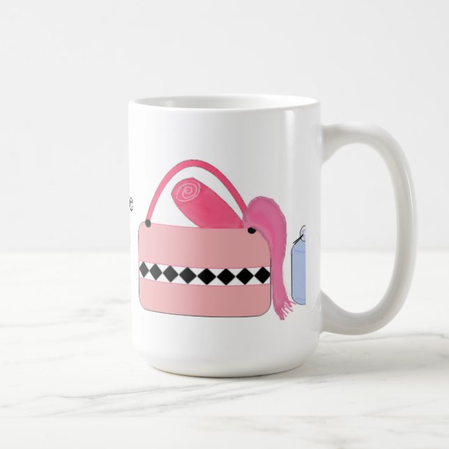Mug I Love Yoga with Yoga Gear (Droite)