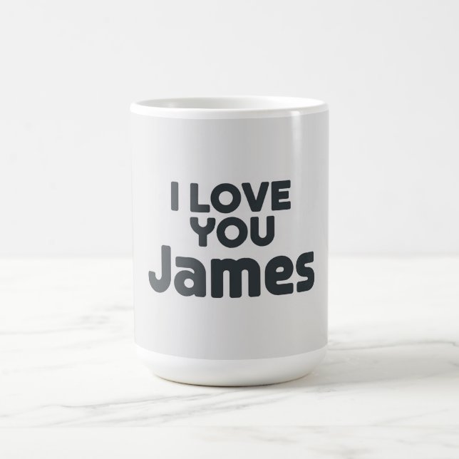 Mug I Love You James (Centre)