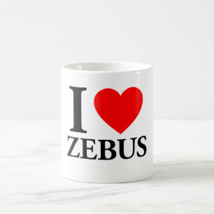 Mug I Love Zebus