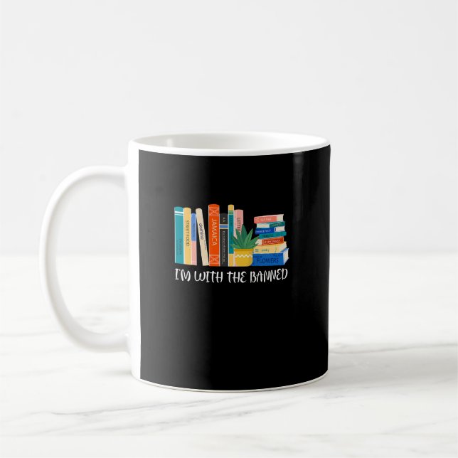 Mug I_m avec Les Livres Interdits J'Ai Lu Les Livres I (Gauche)
