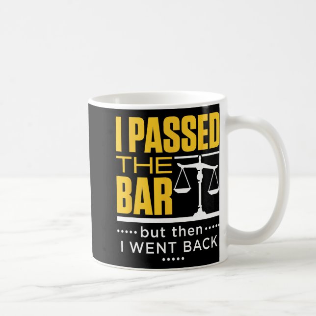 Mug I Ped The Bar Funny Bar Exam Joke New Lawyer  (Droite)