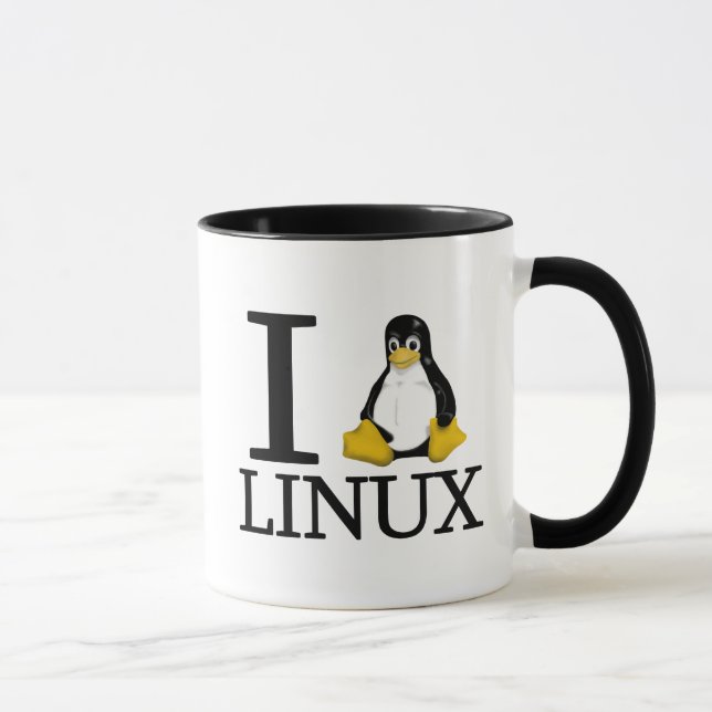 Mug I pingouin Linux 2 (Droite)