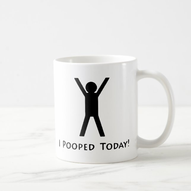 Mug I Pooped aujourd'hui (Droite)