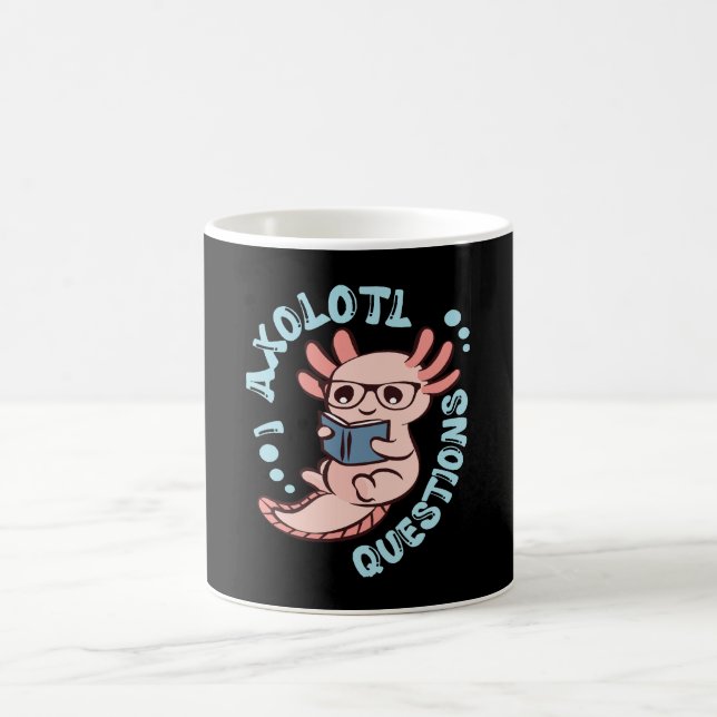 Mug I Questions Axolotl (Centre)