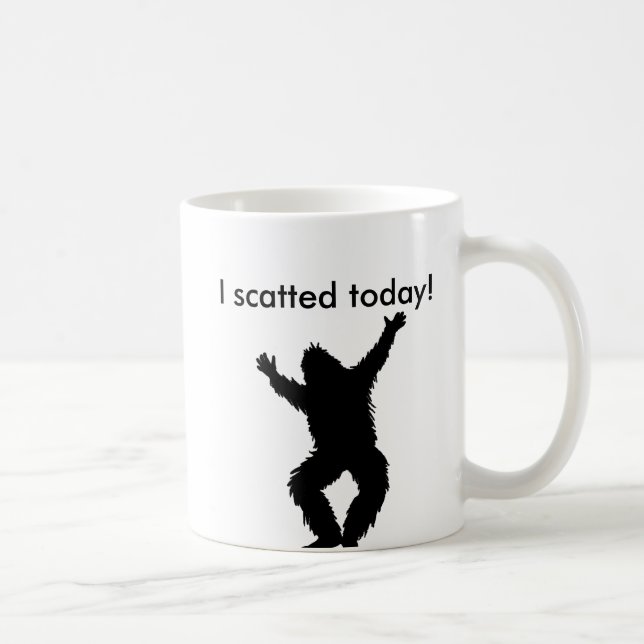 Mug I Scatted (pooped) aujourd'hui - Bigfoot Sasquatch (Droite)