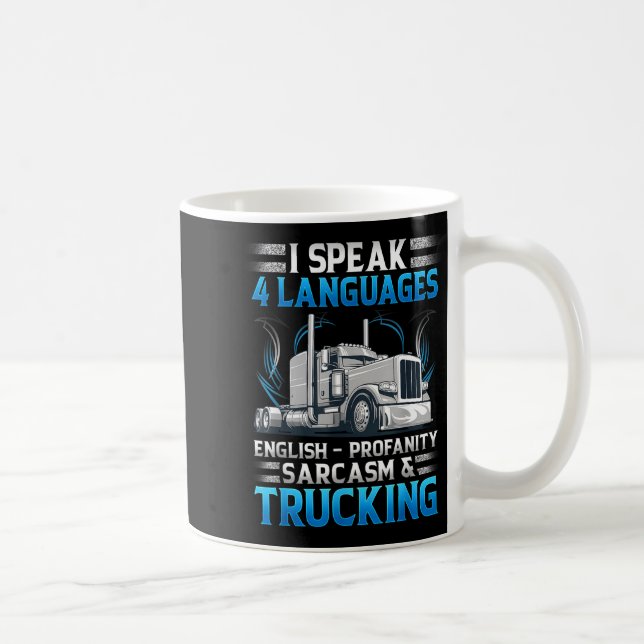 Mug I Speak 4 Languages English Profanity Sarcasm And  (Droite)