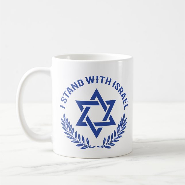 Mug I Stand with Israel (Gauche)