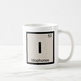Mug I - Table périodique de la musique des idiophones