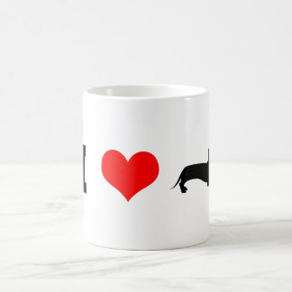 Mug I teckels de coeur (amour)