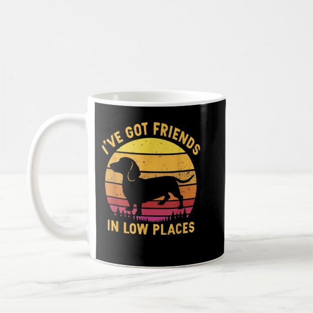 Mug I_ve Ai Des Amis Dans Des Endroits Faibles Drôle D (Gauche)