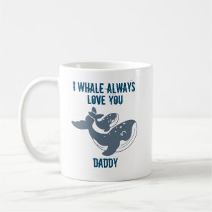Mug I Whale Always Love You Personnalisable