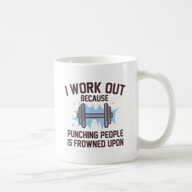 Mug I Work Out (Droite)