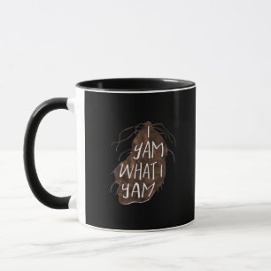 Mug I Yam What I Yam - Conception de jeu de mots