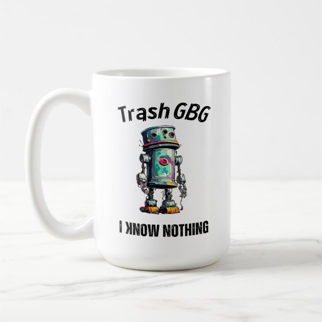 Mug IA drôle - Humour Geek pour Ordinateur Portable (Gauche)
