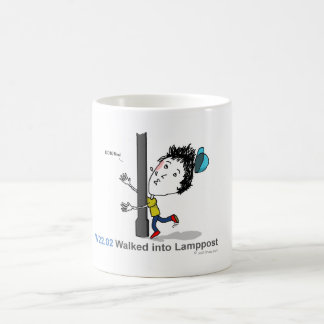 Mug ICD-10 : W22.02 est entré dans le lampadaire