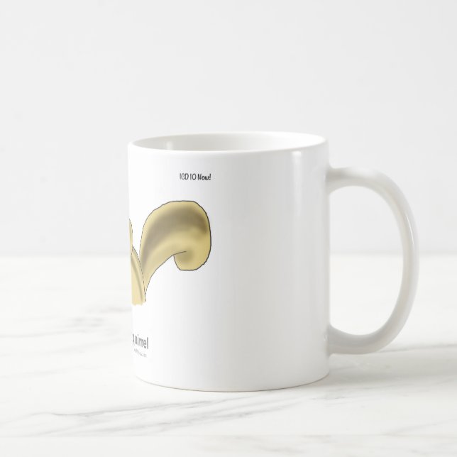 Mug ICD-10 : W53.21 mordu par l'écureuil (Droite)