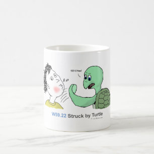 Mug ICD-10 : W59.22 frappé par la tortue