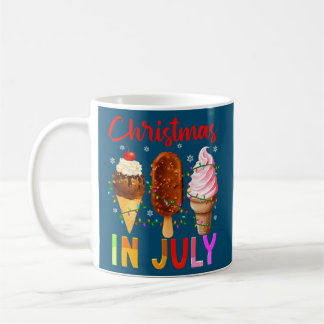 Mug Ice Cream Christmas In July Summer Vacation Kids 
