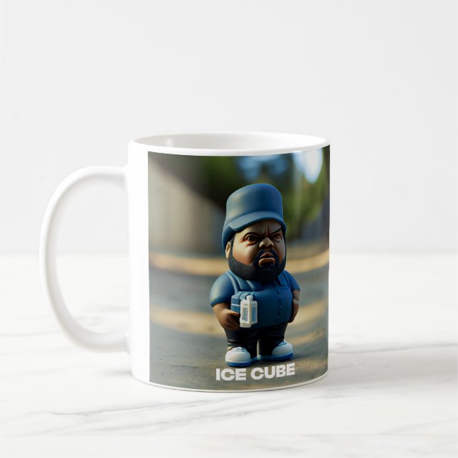 Mug ICE CUBE Portrait Amusant Art Photo Imprimer (Gauche)