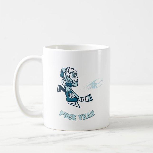 Mug Ice Hockey - Puck Yeah (Gauche)