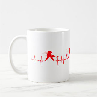 Mug Ice Hockey Pucks Hearts Heartbeat Valentines Day