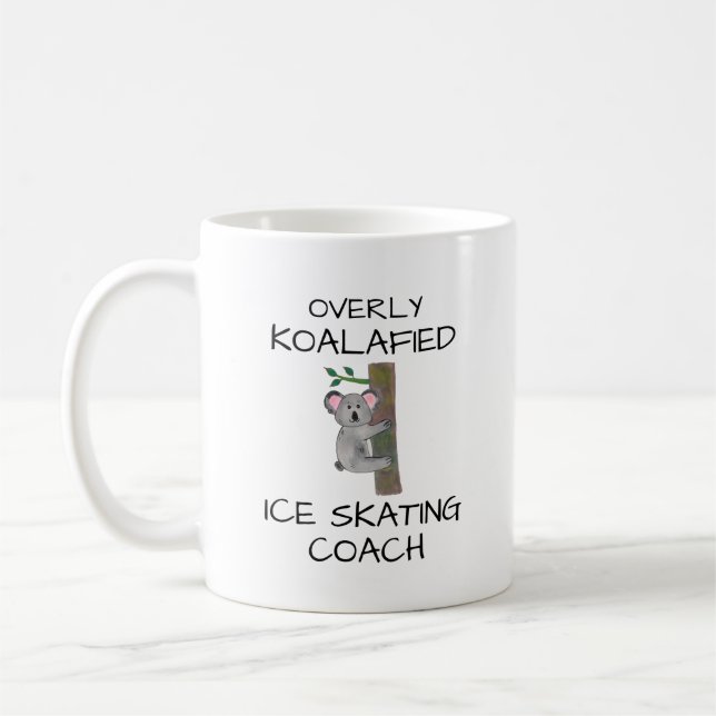 Mug Ice Skating Coach Teacher Figure Skate Gift (Gauche)