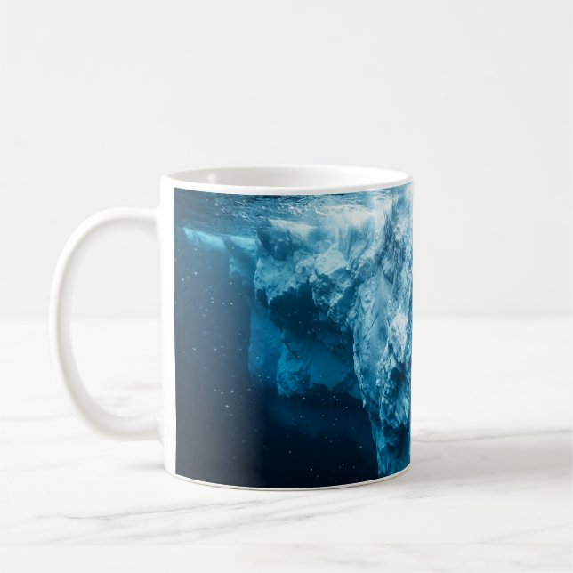 Mug Iceberg sous-marin et une baleine à bosse (Gauche)