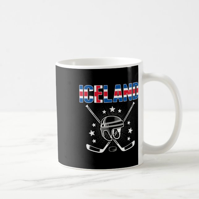 Mug Iceland Ice Hockey Lovers Jersey Icelandic Hockey  (Droite)
