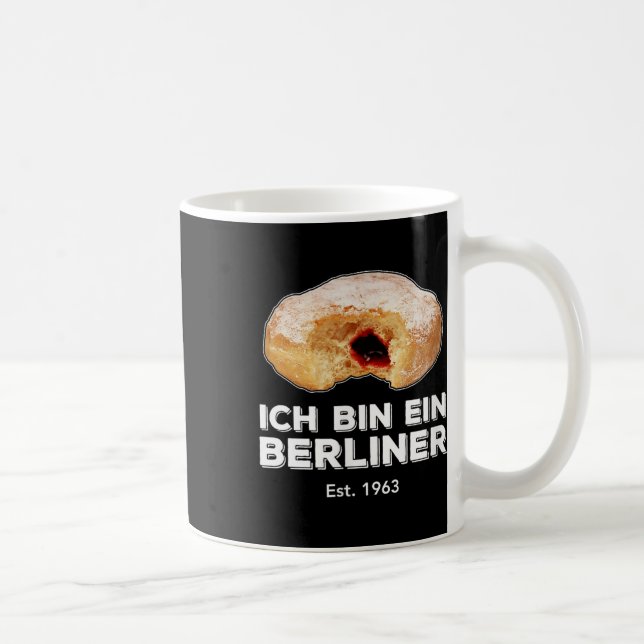 Mug Ich Bin Ein Berliner Discours Jelly Donut Wall Col (Droite)