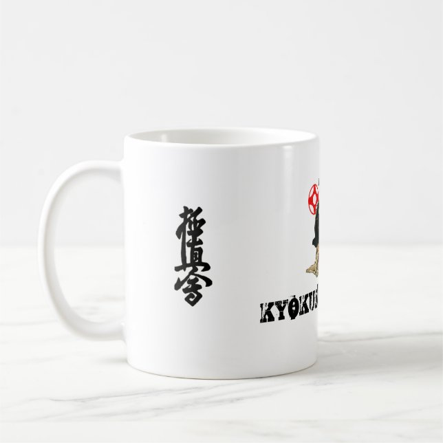 Mug ICHIGEKI, kanji, kanji, KYOKUSHIN KARATE, dojo (Gauche)