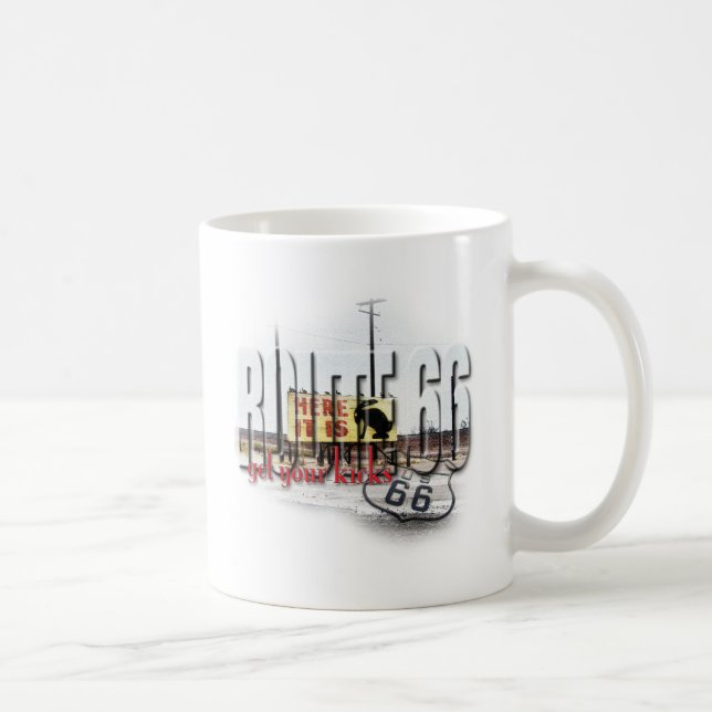 Mug Ici c'est - droite 66 - la jonction de lapin de (Droite)