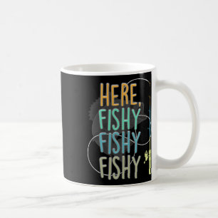 Mug Ici Pêcheur Pêcheur Pêcheur Rod Pêche Poisson Sayi