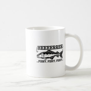Mug Ici Poisson Drôle Pêcheur Hommes Papa B Amoureux D