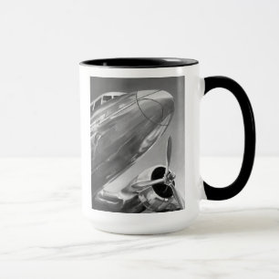 Mug Icône de l'aviation : Vue de fermeture