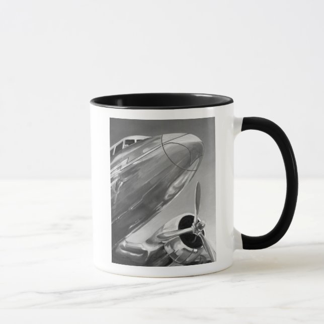 Mug Icône de l'aviation : Vue de fermeture (Droite)