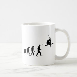 Mug icône de l'évolution du ski