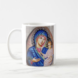 Mug Icône de Merveille-travail de Tikhvin de divin
