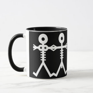 Mug Icône de squelettes d'amour éternel 2007 Art